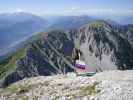 Erich zwischen Hochstuhl-Klettersteig und Hochstuhl (2. Sep.)