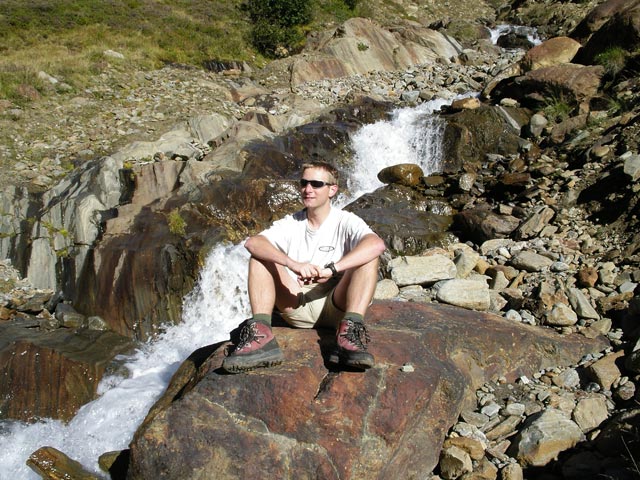 Ich beim Platteibach (9. Sep.)