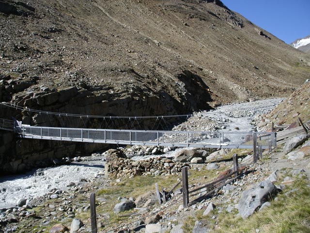 Br&uuml;cke &uuml;ber die Rofenache, 2.292 m (9. Sep.)