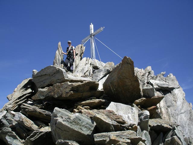 Dirk auf der Hinteren Schwärze, 3.624 m (10. Sep.)