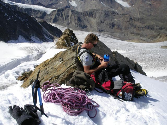Dirk zwischen Hinterer Schw&auml;rze und Marzellferner (10. Sep.)