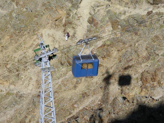Materialseilbahn der Similaunh&uuml;tte (11. Sep.)