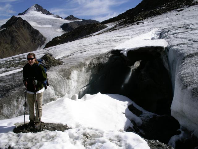Daniela beim Hauslabferner (11. Sep.)