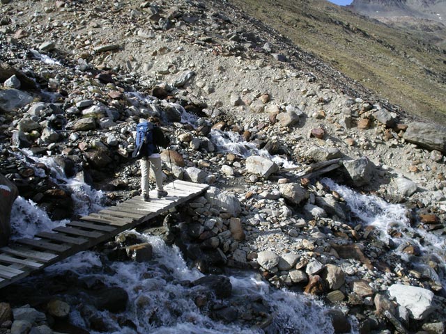 Daniela zwischen 'Beim Bild' und Martin-Busch-H&uuml;tte (11. Sep.)