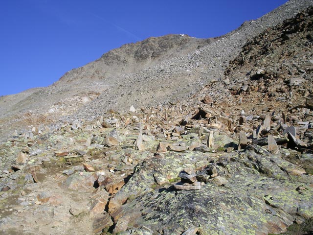 zwischen Brizzi-Hütte und Kreuzspitze (12. Sep.)