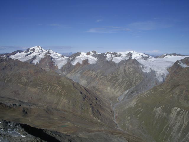 von der Kreuzspitze Richtung Westen (12. Sep.)