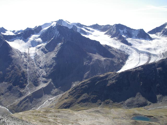 Hintere Schw&auml;rze von der Kreuzspitze aus (12. Sep.)