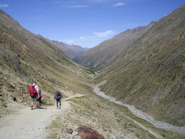 Weg 923 zwischen Martin-Busch-H&uuml;tte und Wei&szlig;bach (12. Sep.)