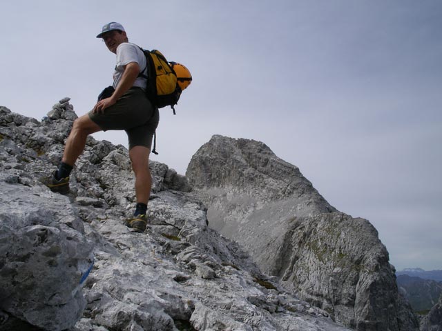 Axel zwischen Klettersteig Gauablickh&ouml;hle und Sulzfluh