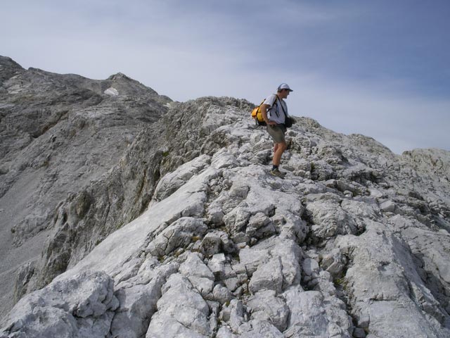 Axel zwischen Klettersteig Gauablickh&ouml;hle und Sulzfluh