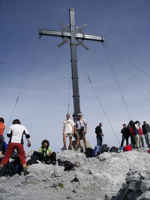 Axel und ich auf der Sulzfluh, 2.818 m