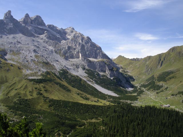 Drei T&uuml;rme und &Ouml;fatal von 'Auf den B&auml;nken' aus
