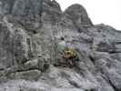 Klettersteig Gauablickhöhle: Axel im Einstieg