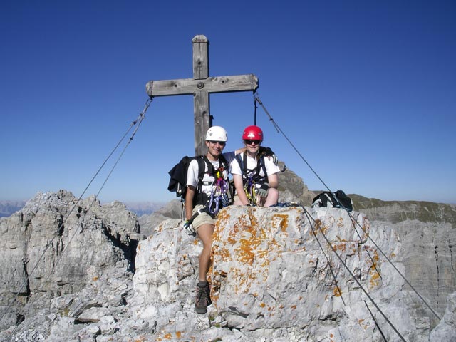 Ich und Daniela auf der Inneren Ilmspitze, 2.690 m (22. Sep.)
