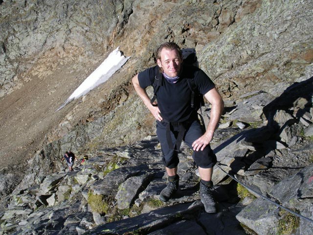 Erich zwischen Innsbrucker H&uuml;tte und Habicht (23. Sep.)