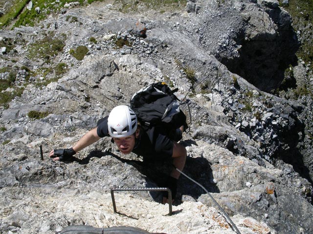 &Uuml;bungsklettersteig Innsbrucker H&uuml;tte: Erich (23. Sep.)