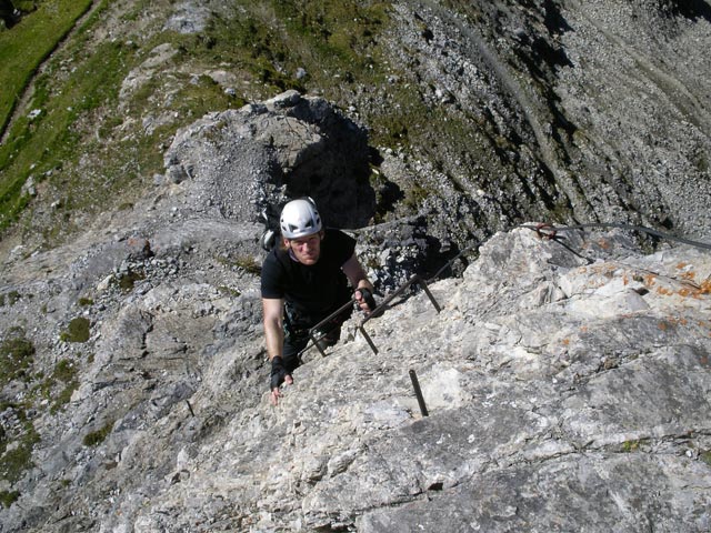 &Uuml;bungsklettersteig Innsbrucker H&uuml;tte: Erich (23. Sep.)