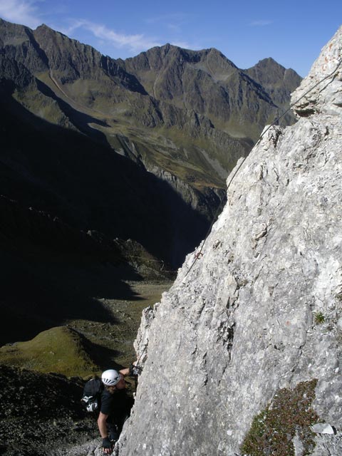 &Uuml;bungsklettersteig Innsbrucker H&uuml;tte: Erich (23. Sep.)