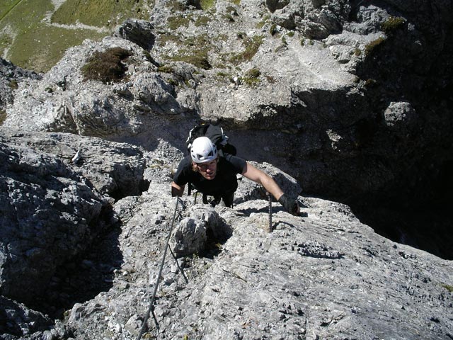 Übungsklettersteig Innsbrucker Hütte: Erich (23. Sep.)