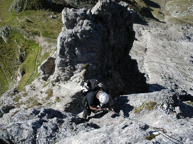 &Uuml;bungsklettersteig Innsbrucker H&uuml;tte: Erich (23. Sep.)