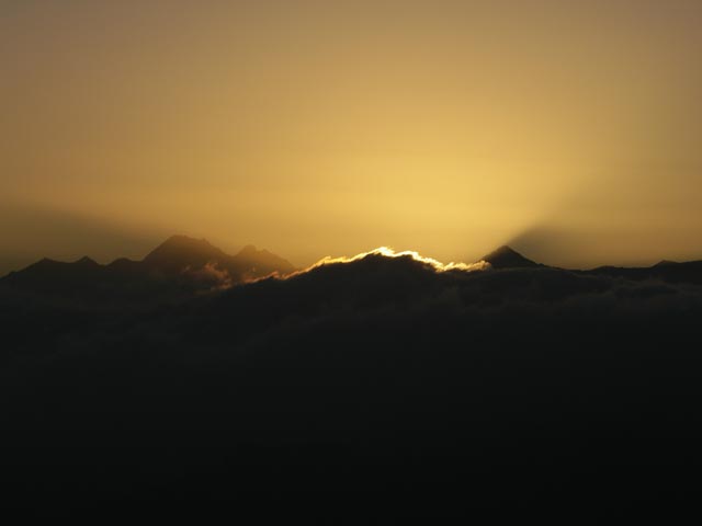 Sonnenaufgang bei der Innsbrucker H&uuml;tte (24. Sep.)