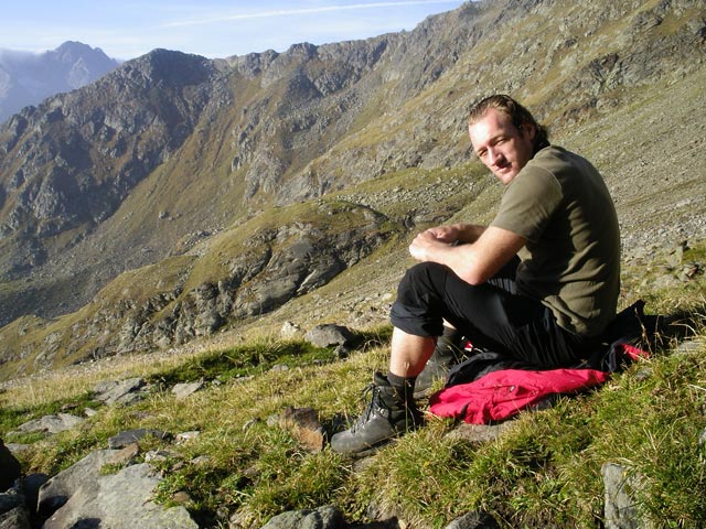 Erich zwischen Innsbrucker H&uuml;tte und Pramarnspitze (24. Sep.)