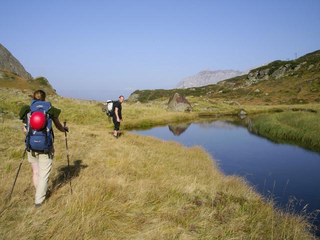 Daniela und Erich beim Simmingsee, 2.010 m (24. Sep.)