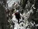 Ilmspitze-Klettersteig: Erich im Einstieg (22. Sep.)