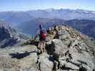 Daniela zwischen Habicht und Innsbrucker Hütte (23. Sep.)