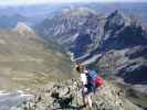 Daniela zwischen Habicht und Innsbrucker Hütte (23. Sep.)