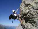 Übungsklettersteig Innsbrucker Hütte: Ich im Einstieg (23. Sep.)