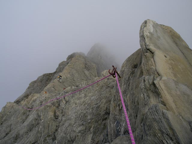 Axel am S&uuml;dwestgrat des Vorderen Kendlspitzes