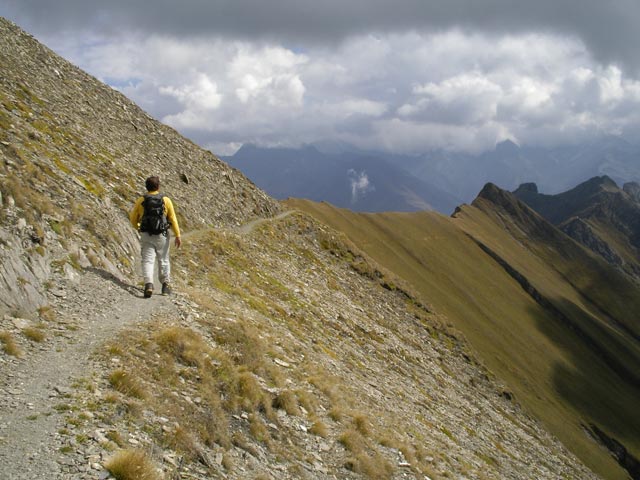 Axel zwischen der Sunz und Zeiger-Kofelkopf