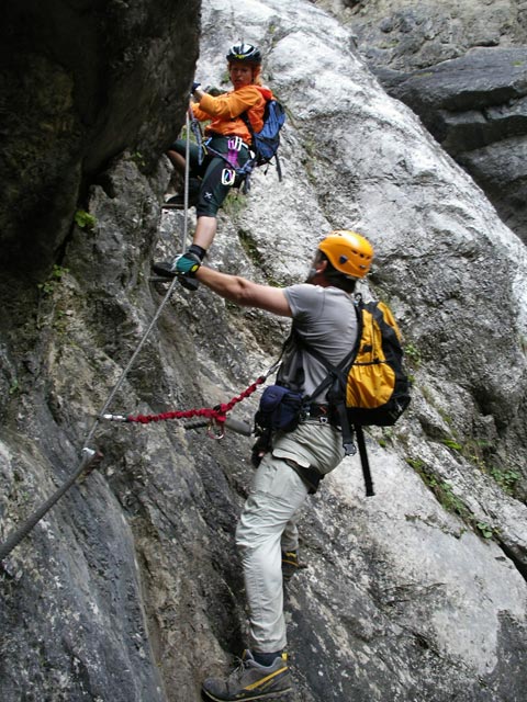 Klettersteig Galitzenklamm: ? und Axel