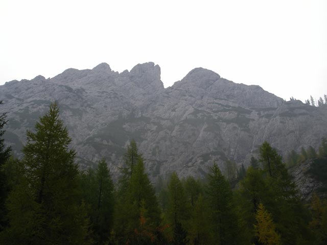 Bloßkofel und Große Gamswiesenspitze vom Kerschbaumertal aus