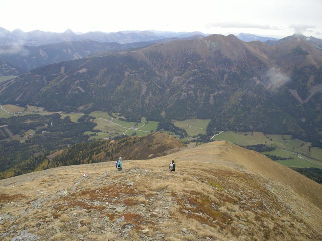 Salzlecken vom Bruderkogel aus (21. Okt.)