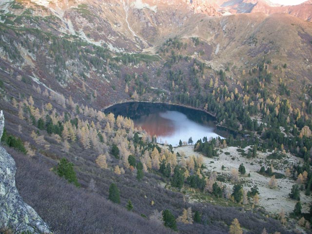 Großer Scheibelsee vom Langmannweg aus (22. Okt.)