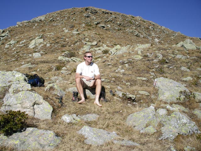 Ich am Obergailer Joch, 2.216 m (27. Okt.)