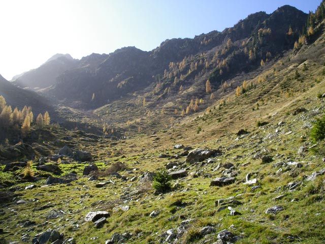 zwischen Enderberghütte und Schönjöchl (27. Okt.)