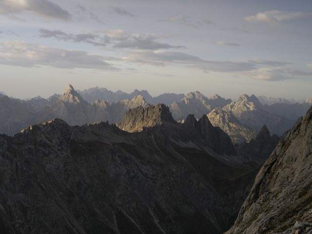 vom Hochweißstein Richtung Süden (28. Okt.)