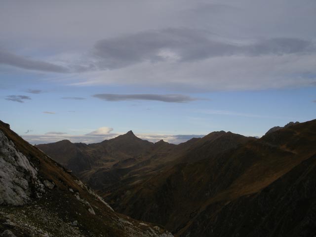 vom Hochalpljoch Richtung Westen (28. Okt.)