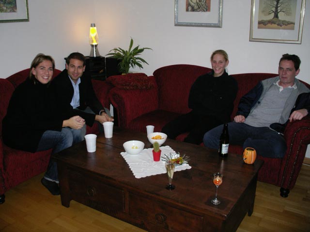 Sandra, Manuel, Barbara und Roman