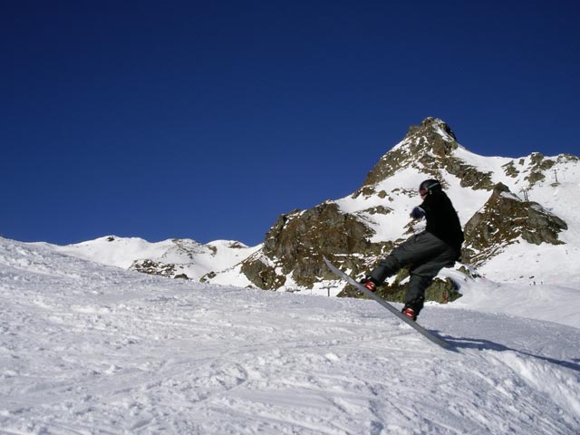 Markus auf der Abfahrt der Hochalmbahn