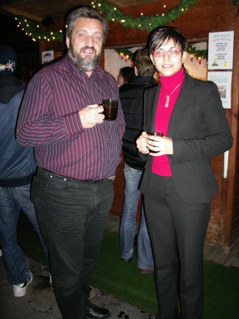 Wilhelm und Michaela im Gasthaus Möslinger