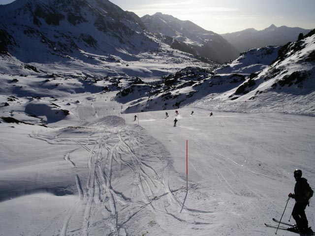 Abfahrt der Seekarspitzbahn