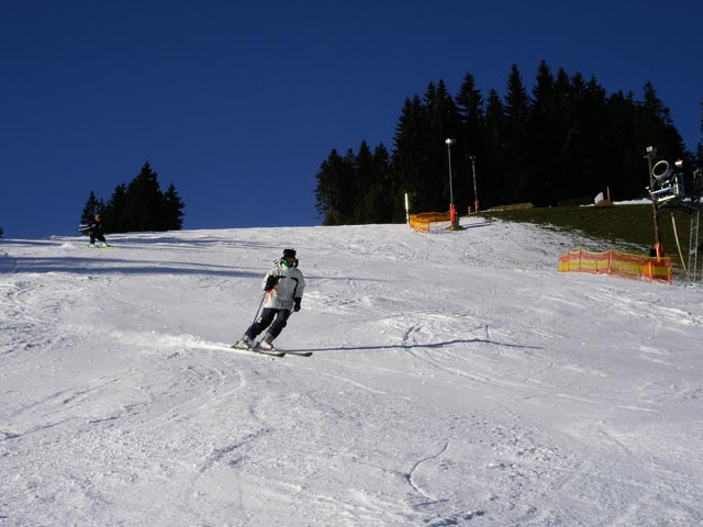Daniela auf der s&uuml;dlichen Piste des Ochsenkopflifts