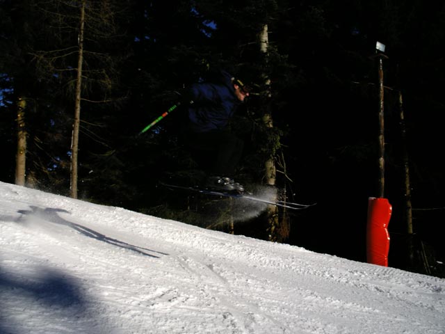 Erich auf der s&uuml;dlichen Piste des Ochsenkopflifts
