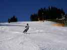 Daniela auf der südlichen Piste des Ochsenkopflifts