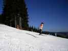 Daniela auf der südlichen Piste des Ochsenkopflifts