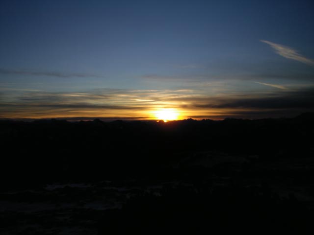 von der Gemeindealpe Richtung S&uuml;dwesten (31. Dez.)